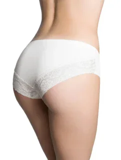 Dámske biele nohavičky Cheekie - JULIMEX