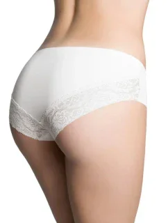 Dámske biele nohavičky Cheekie - JULIMEX