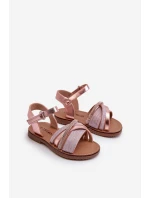 Lesklé Dětské Na Suchý Zip Růžové model 21663097 - Boto