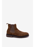Kožené Zateplené Boty Pro Na Zip Big Star Černé model 22386501 - Big Star Shoes Kožené Zateplené Boty Pro Na Zip Big Star Černé model 22386501 - Big Star Shoes