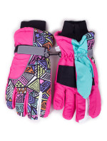 Dětské zimní lyžařské rukavice model 17962012 Multicolour - Yoclub