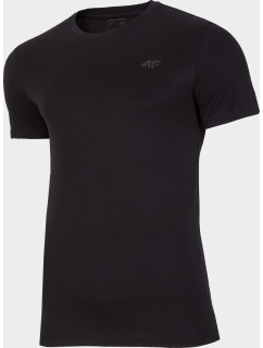 Pánske bavlnené tričko 4F TSM300 Čierne