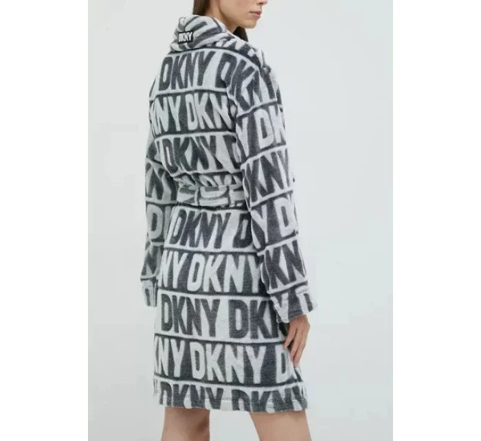 Dámsky župan YI2222605F 031 sivá - DKNY