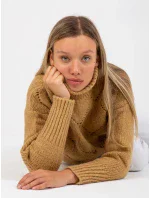 Dámský svetr LC SW model 20756463 velbloudí - FPrice Dámský svetr LC SW model 20756463 velbloudí - FPrice
