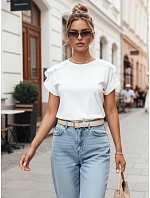 Dámske boho tričko EKOSTIA ecru FashionStreet RY2345