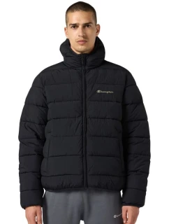 Pánska bunda Champion s kapucňou čierna 221548 KK001 pánske