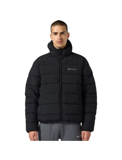 Champion pánska bunda s kapucňou čierna 221548 KK001 pánska