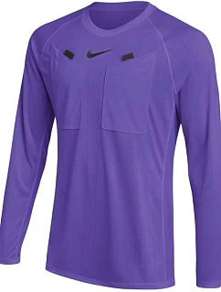 Pánské tričko Nike Dri-FIT Referee III s dlouhým rukávem, fialové, HV8326, velikost 560 S