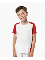 PA Dětské kontrastní sportovní tričko 20. white/red model 22448578 - Kariban ProAct PA Dětské kontrastní sportovní tričko 20. white/red model 22448578 - Kariban ProAct