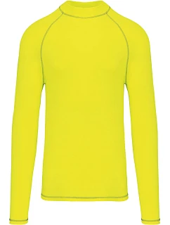 Kariban ProAct PA 4017 Športové tričko s dlhým rukávom 20.4017 fluorescenčná žltá