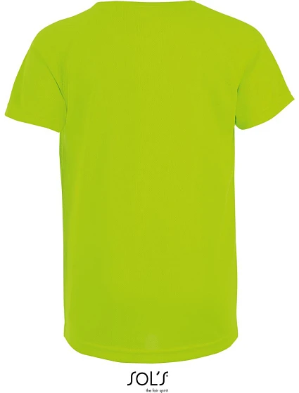 SOL'S Sporty Kids Dětské raglánové sportovní tričko model 22524638 neon green