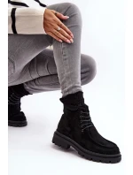 Damskie Botki Trapery Na Suwak Czarne Apolosi Damskie Botki Trapery Na Suwak Czarne Apolosi