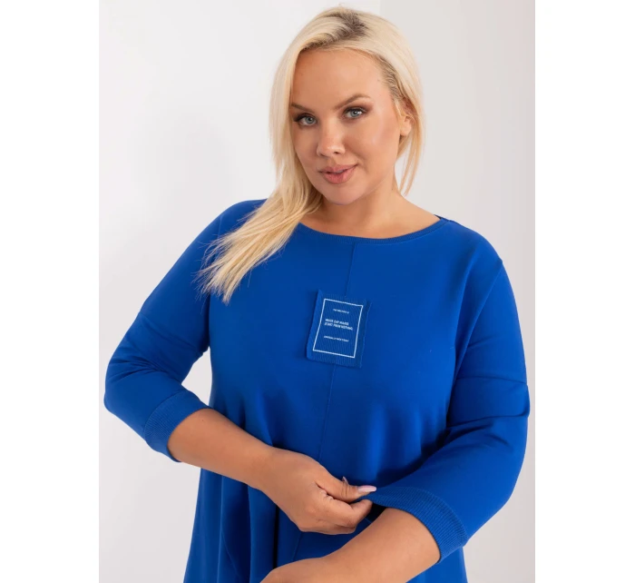 Tunika RV TU model 20190671 kobaltowy - FPrice Tunika RV TU model 20190671 kobaltowy - FPrice