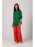 Pletený sveter BeWear BK105 Emerald
