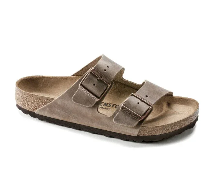 Pánske žabky Birkenstock Arizona Tabacco Brown narrow (0352203)