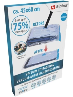 Vak na oblečenie, prestieradlá 45x60cm ALPINA