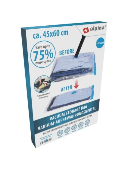 Vak na oblečenie, prestieradlá 45x60cm ALPINA Vak na oblečenie, prestieradlá 45x60cm ALPINA