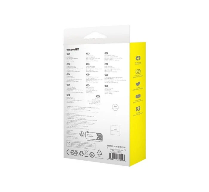 Baseus Nezlomiteľný kábel USB-IP 2,4A 1 m (čierny)