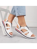 Sandály na platformě W model 22082975 bílé Rieker - Inny