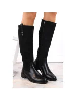 Jezzi W JEZ410A čierne zateplené čižmy