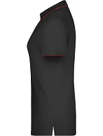 JN Dámské piqué polo s kontrastní légou 02.0 black/red model 22489056 - Daiber