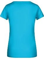 8007 Dámské tričko z bio bavlny model 22415522 turquoise - Daiber