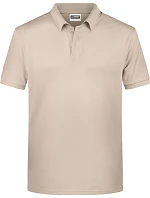 Pánské piqué polo z bio bavlny 02. stone model 22437799 - Daiber Pánské piqué polo z bio bavlny 02. stone model 22437799 - Daiber