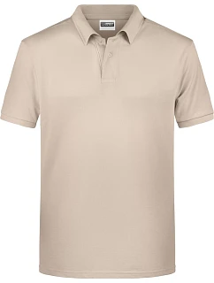 Daiber 8010 Pánske polo tričko z bio bavlny 02.8010 stone
