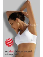 tvarovaná športová podprsenka 5529 biela - Active