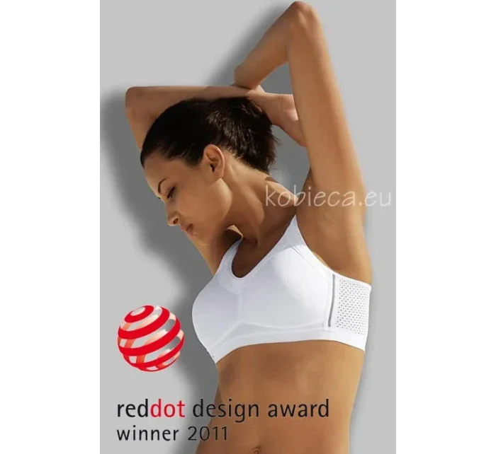 tvarovaná športová podprsenka 5529 biela - Active