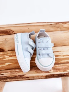 Dětské látkové tenisky se suchým zipem BIG STAR model 21594944 Modrá - Big Star Shoes
