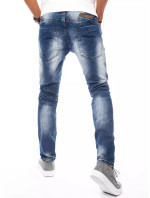 Modré pánske nohavice Dstreet UX3821