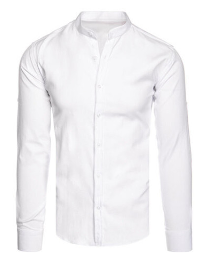 Dstreet DX2551 biela pánska košeľa