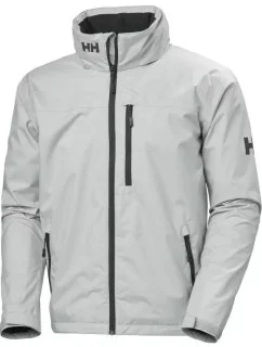 Pánska bunda s kapucňou Crew M 33875 853 sivá - Helly Hansen