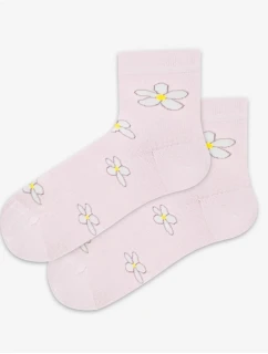 TENKÉ PONOŽKY FARBA 6-11 ROKOV DIEVČATÁ RUŽOVÁ 30-32