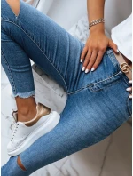 Dámske nohavice LOOKING GOOD modré FashionStreet UY1388