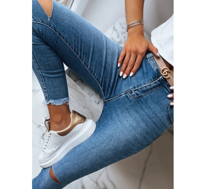 Dámske nohavice LOOKING GOOD modré FashionStreet UY1388