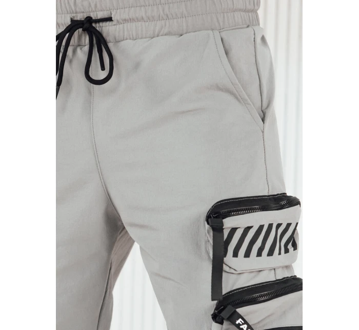 Pánské bojové kalhoty šedé Dstreet model 21973074 - FashionStreet