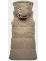 Béžová oboustranná dámská vesta typu  model 20709108 - J.STYLE