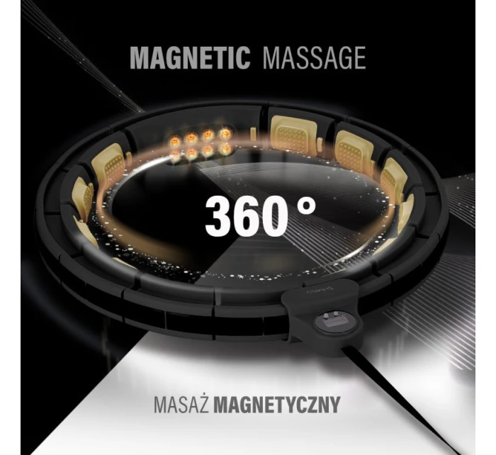 Čierna/zlatá HHM13 Magnetický set Hula Hop s počítadlom HMS + BR163 Čierny pás na chudnutie Čierna/zlatá HHM13 Magnetický set Hula Hop s počítadlom HMS + BR163 Čierny pás na chudnutie