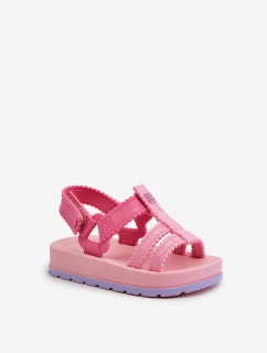Dziecięce Pachnące Sandałki Na Rzep ZAXY LL385027 Różowe