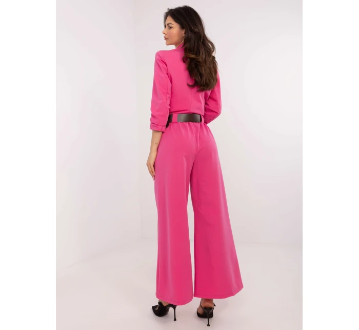 Spodnie DHJ SP  ciemny różowy model 20831809 - FPrice