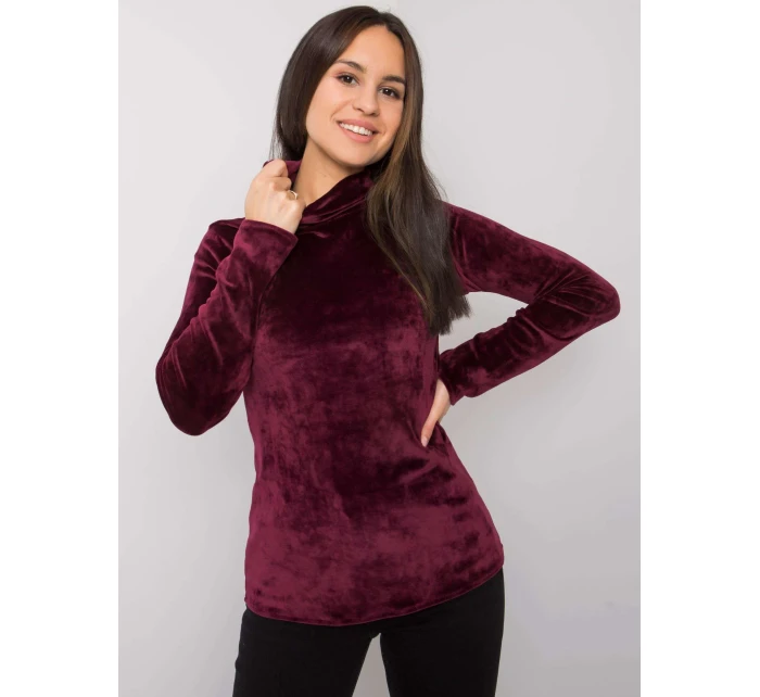 Blúzka LK BZ 508410.07P gaštanová