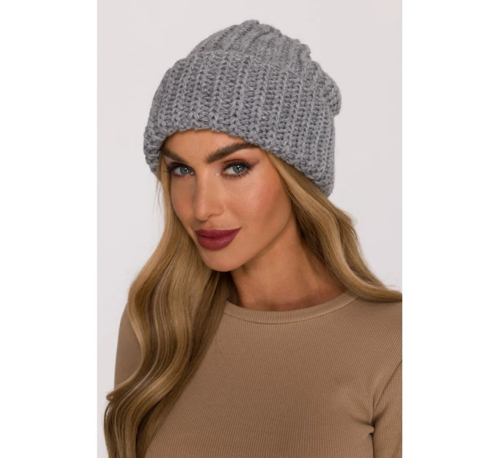 M895 Rebrovaná čiapka - sivá M895 Rebrovaná čiapka - sivá
