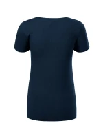 Dámske tričko s výstrihom do V Action tmavomodré