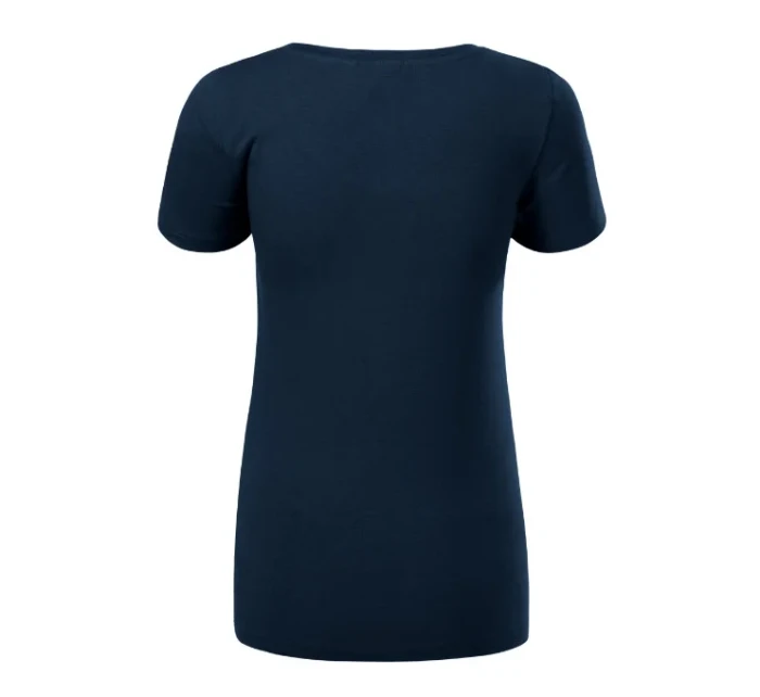 Dámske tričko s výstrihom do V Action tmavomodré