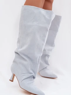 Kozačky na podpatku  model 225194 Step in style