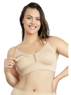 Dámska dojčiaca podprsenka Parfait P58611 34 DD telová farba