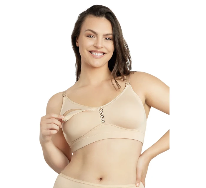 Dámska dojčiaca podprsenka Parfait P58611 34 DD telová farba