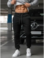 Pánské černé tepláky Dstreet model 21962339 - FashionStreet Pánské černé tepláky Dstreet model 21962339 - FashionStreet